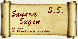 Sandra Šugin vizit kartica